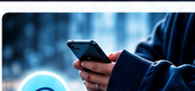 Jugendliche Person mit Smartphone